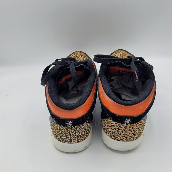 DVS HUF 5 Mid O.I. “Original Intent” Skate sneakers men's Size 12 orange black - Picture 6 of 9